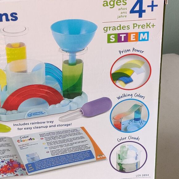 Learning Resources Rainbow Reactions Preschool Science Lab Age 4+ - Picture 3 of 13